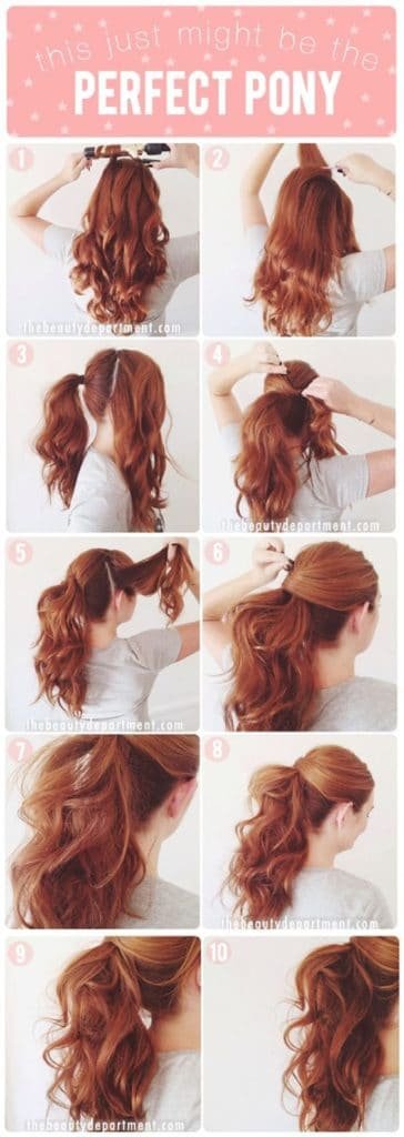 Perfect Pony Hairstyle for Woman (Image: Pinterest)