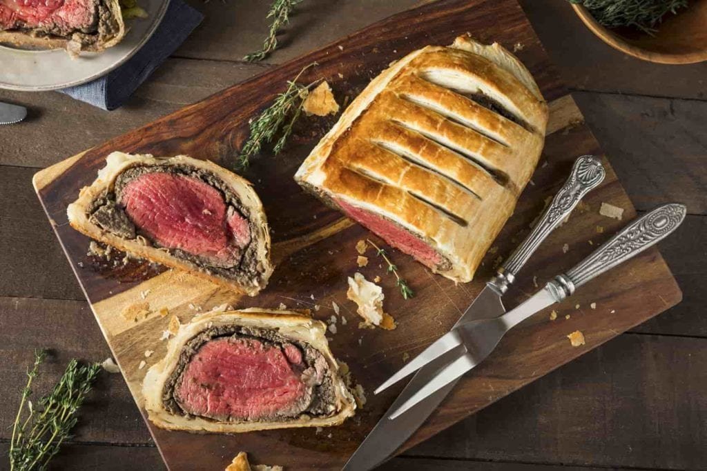 Menu Beef Wellington. (Image: Google)