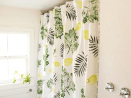 Cara membuat tirai shower dari kertas