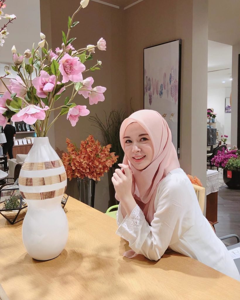 gaya hijab pastel