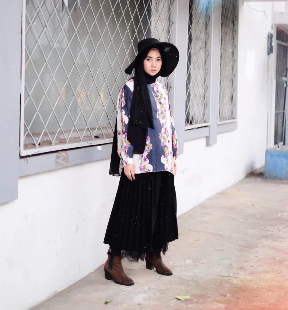 hijab rok kemeja batik