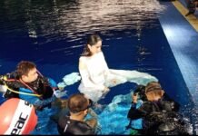 Viral, Dewi Perssik Terlihat di Kolam 16 Meter, Ini Faktanya! dewi perssik