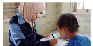 Sekolah di Rumah, Mahasiswa KKN UIN Walisongo Adakan Bimbingan Belajar Gratis