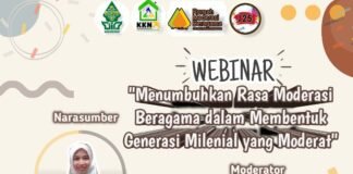 Webinar Moderasi Beragama dalam Membentuk Generasi yang Moderat Webinar Moderasi Beragama