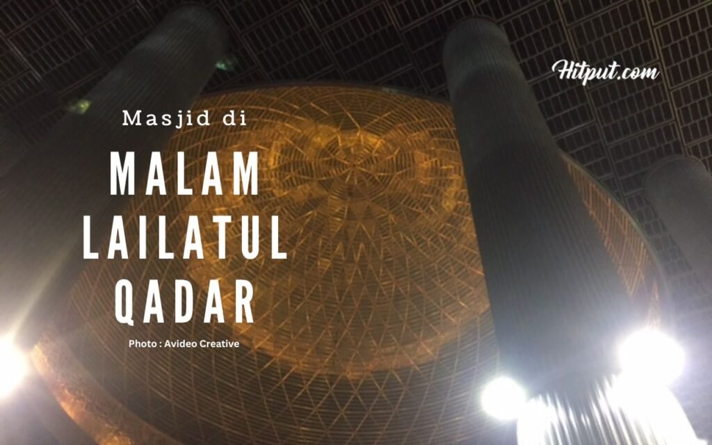 Mempercantik masjid di malam lailatul qadar