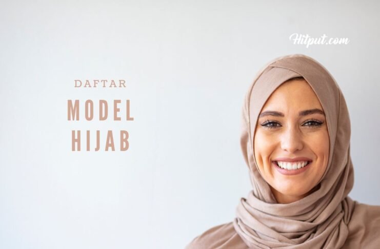 model hijab untuk wajab bulat