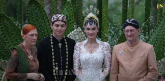 6 Model Kebaya Modern yang Cocok untuk Kondangan luna maya menikah