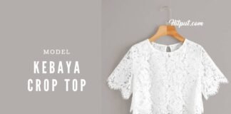 Model Kebaya Modern Crop Top yang Sedang Trendi kebaya crop top