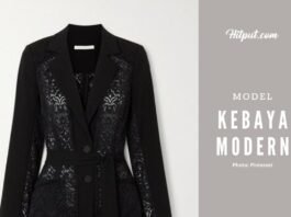 kebaya warna gelap