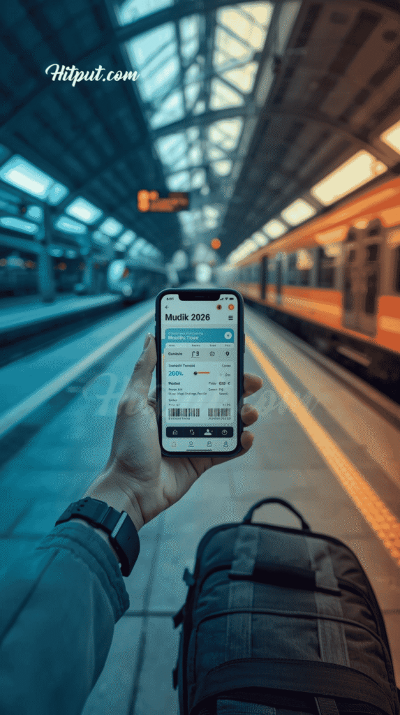 tiket kereta mudik lebaran 2026