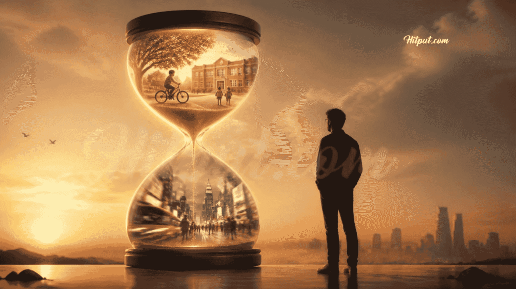 Ilustrasi jam pasir